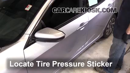 2018 Honda Civic LX 2.0L 4 Cyl. Hatchback Tires & Wheels Check Tire Pressure